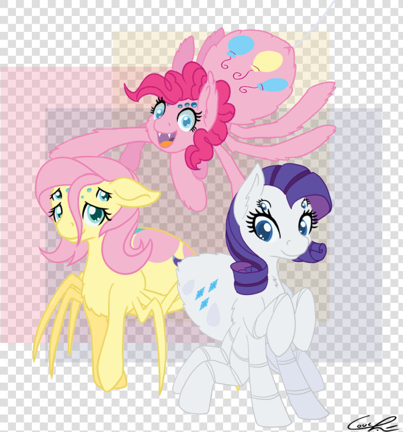 Couchcrusader  Creepy  Cute  Drider  Fluttershy  Original   Fluttershy Spider  HD Png DownloadTransparent PNG