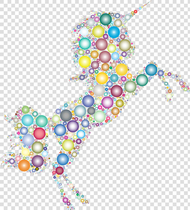 This Free Icons Png Design Of Prismatic Unicorn Silhouette   Drawing  Transparent PngTransparent PNG