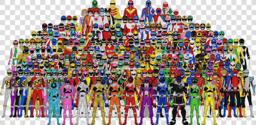 No Caption Provided   All Power Rangers Super Sentai  HD Png DownloadTransparent PNG