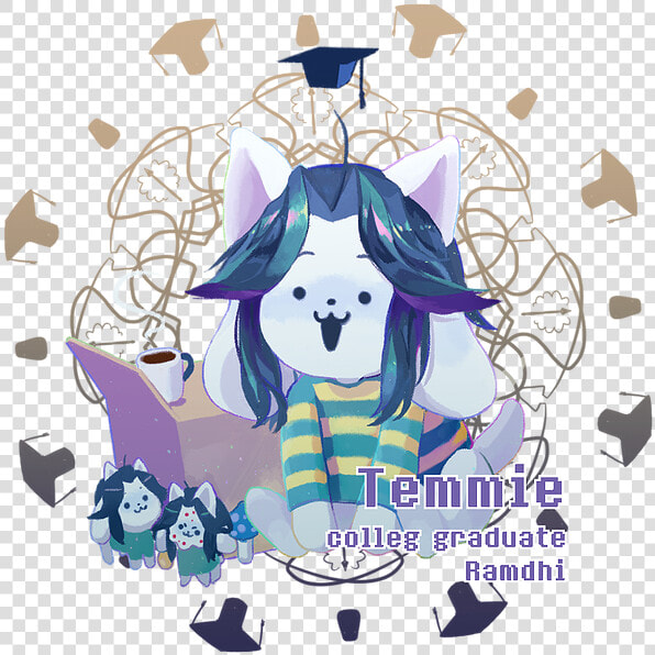 ﻿ytielhlii С Ó Lieg Персонажи    Undertale Gaster Temmie  HD Png DownloadTransparent PNG