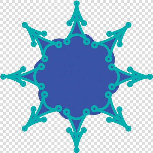 Copos De Nieve Tipo Mandalas   Mandala Origami Modular  HD Png DownloadTransparent PNG