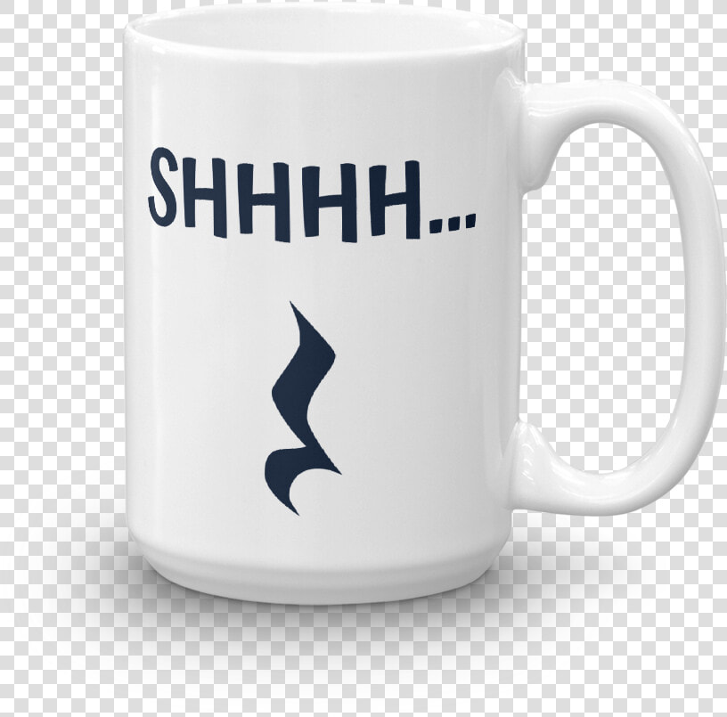 Shhhh Quarter Rest Music Mug  HD Png DownloadTransparent PNG