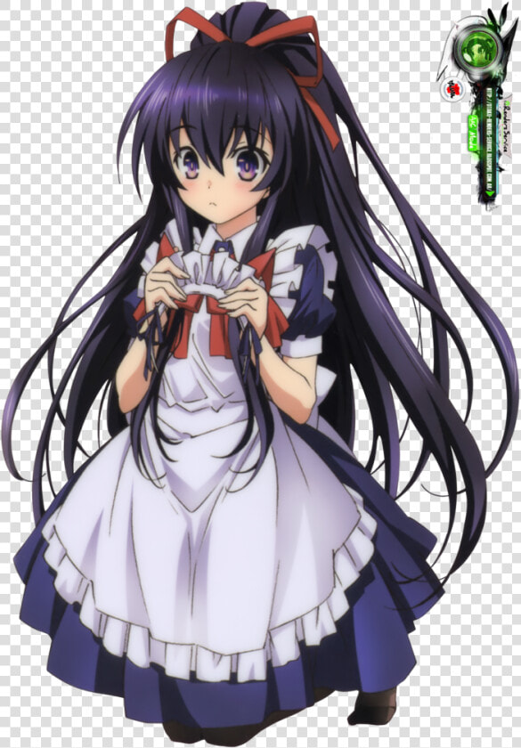 Cleaning Drawing Anime Girl   Yatogami Tohka  HD Png DownloadTransparent PNG