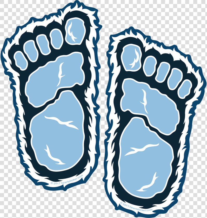 Footprints Clipart Yeti   Yeti Footprint Clipart  HD Png DownloadTransparent PNG