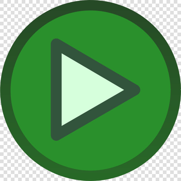 Green Plain Play Button Icon Svg Clip Arts   Play Button Icon Green  HD Png DownloadTransparent PNG