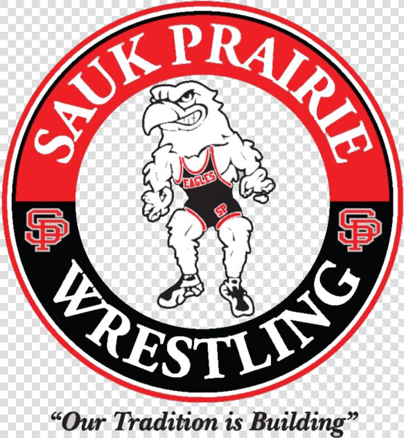 High School Wrestling Team   Sauk Prairie Eagle Wrestling Logo  HD Png DownloadTransparent PNG