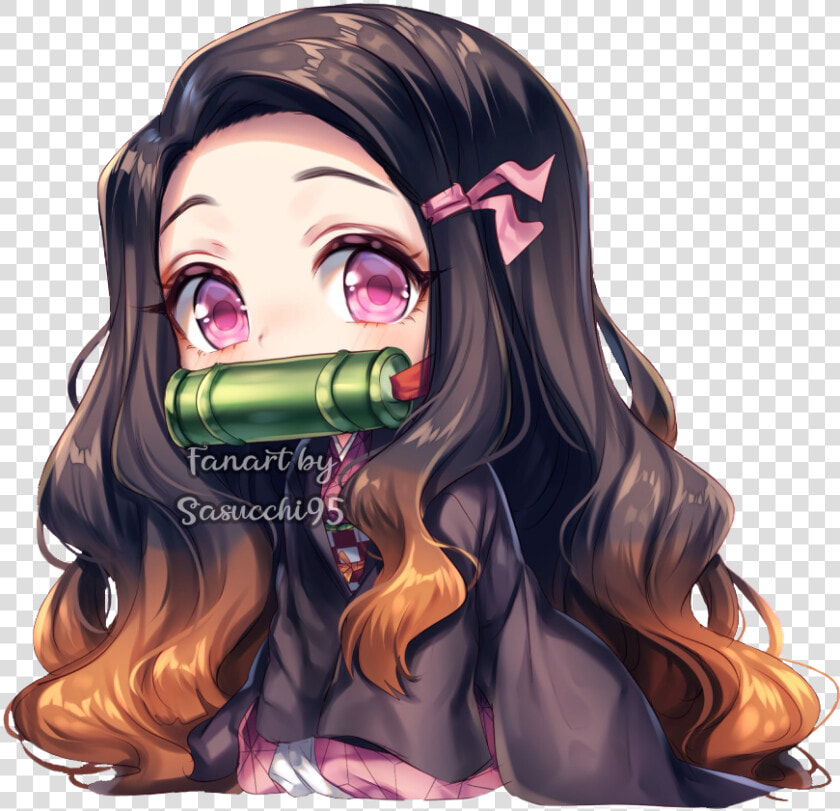 Nezuko💖  anime  animegirl  demonslayer  demon  nezuko   Demon Slayer Nezuko Fanart  HD Png DownloadTransparent PNG