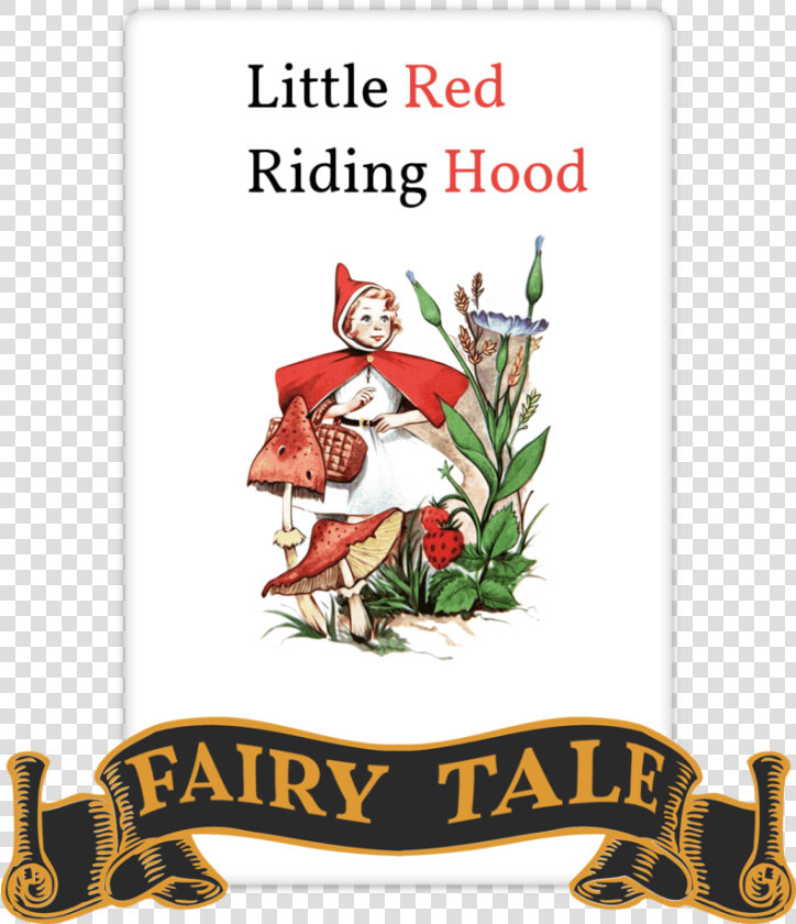 Little Red Riding Hood Tale  Short Story   Fairy Tale  HD Png DownloadTransparent PNG