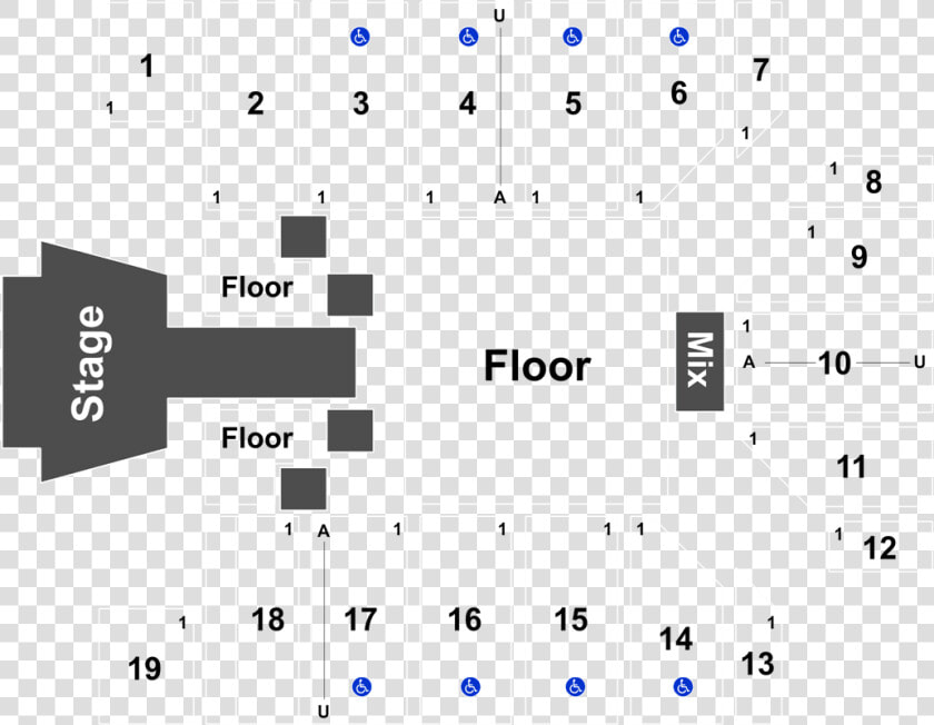 Provident Credit Union Event Center Seat Map  HD Png DownloadTransparent PNG