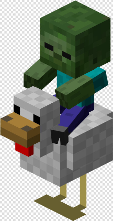 Thumb Image   Minecraft Chicken Jockey  HD Png DownloadTransparent PNG