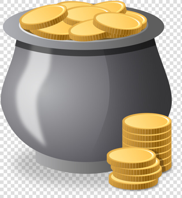 Table saving coin   Money Pot Clipart  HD Png DownloadTransparent PNG