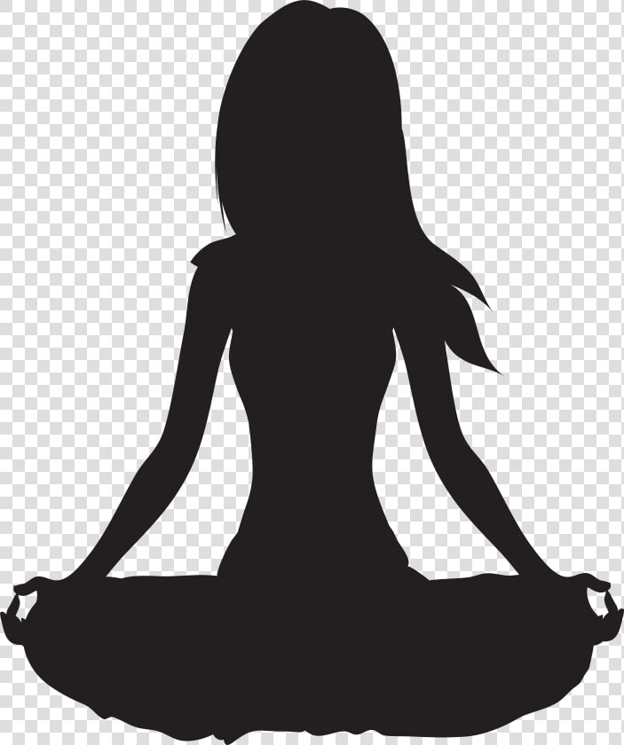 Free Meditating Buddha Silhouette Clipart  HD Png DownloadTransparent PNG