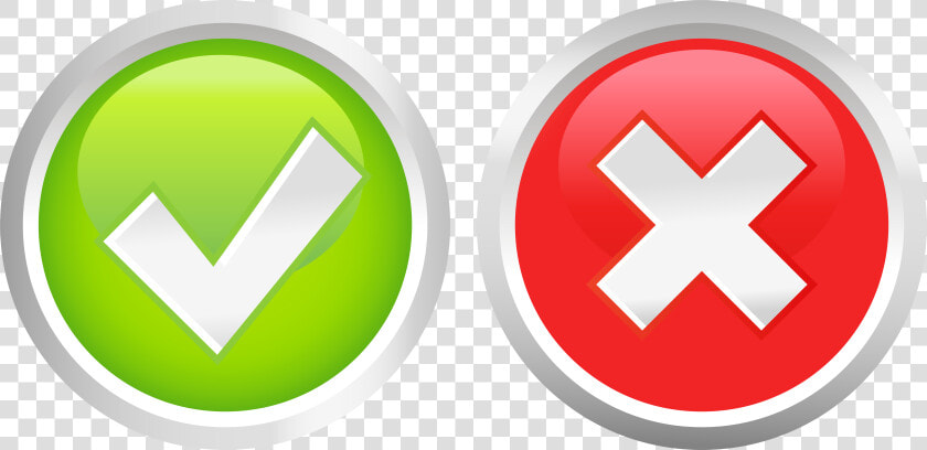 Check Marks Png   Png Download   Red And Green Check Marks  Transparent PngTransparent PNG