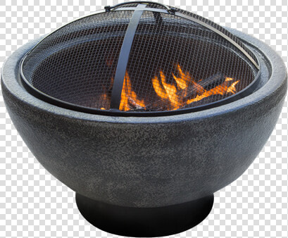 Glow Marla Clay Fire Pit With Mesh Lid   Flame  HD Png DownloadTransparent PNG