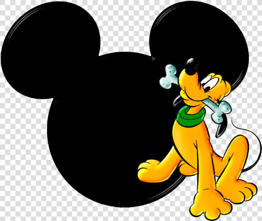 Pluto Mickey Mouse Minnie Mouse Goofy Clip Art   Pluto And Mickey Head  HD Png DownloadTransparent PNG