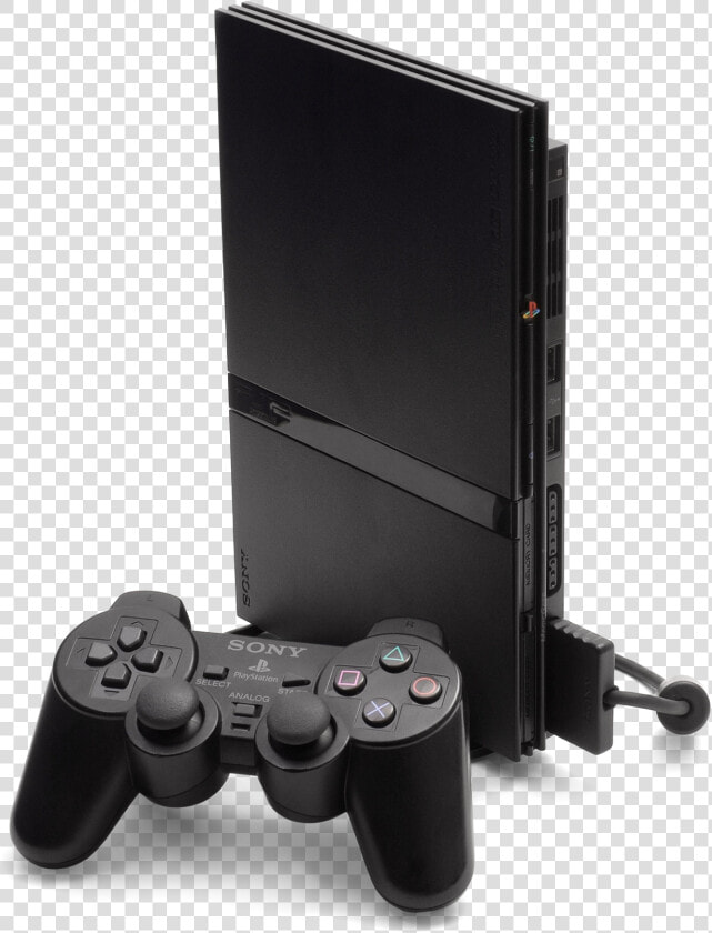 Ps2 Slim Console   Sony Ps2 System Slim  HD Png DownloadTransparent PNG