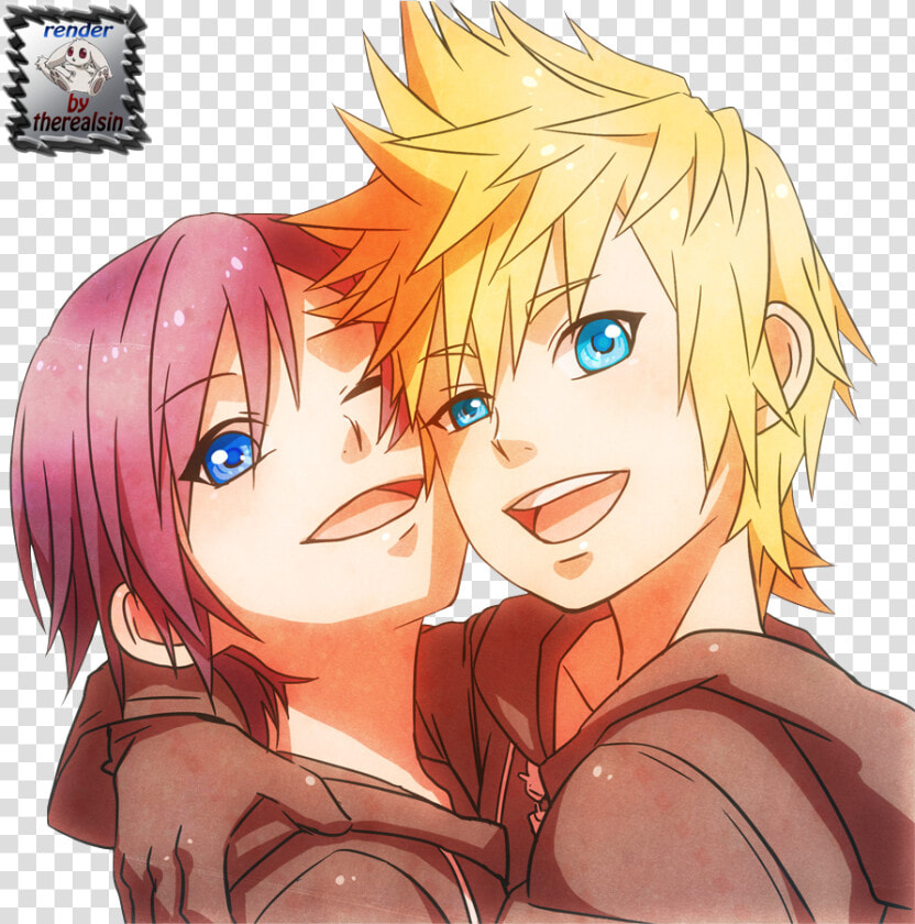 Transparent Roxas Png   Kingdom Hearts Xion And Roxas  Png DownloadTransparent PNG