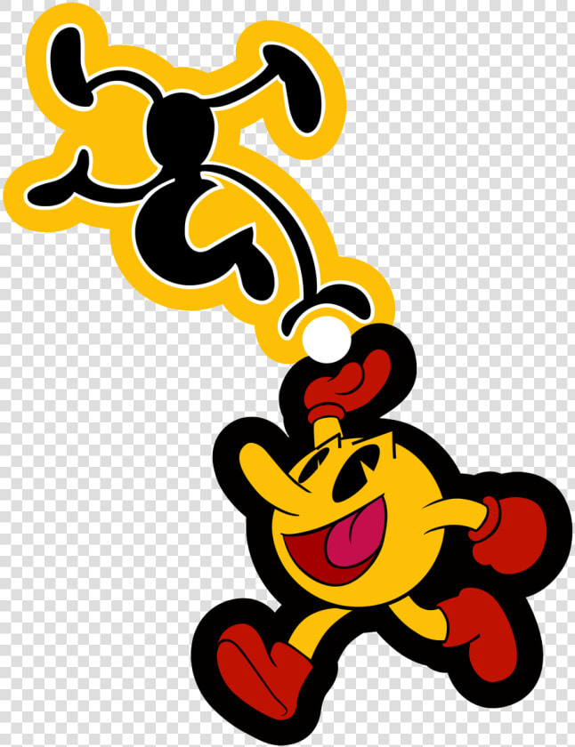 And Mr Game And Watch Shirt For Sale On   Pac Man And Mr Game And Watch  HD Png DownloadTransparent PNG