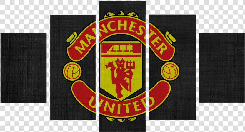 Hd Printed Manchester United Logo 5 Pieces Canvas   Manchester United  HD Png DownloadTransparent PNG