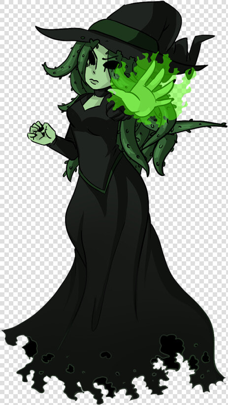 Creepy Witch Png Download Image   Cartoon Witch Casting A Spell  Transparent PngTransparent PNG