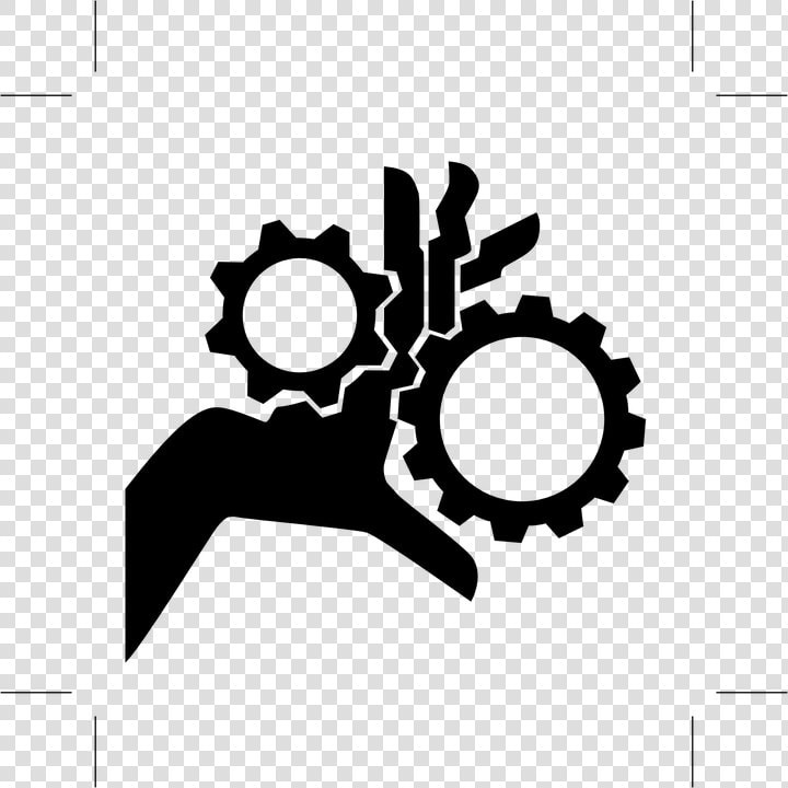 Gears  Injury  Warning  Attention  Black  Sign  Symbol   Keep Hand Out Of Machinery  HD Png DownloadTransparent PNG