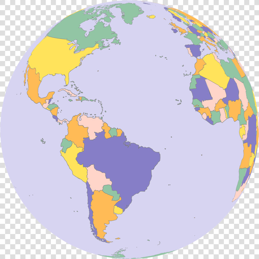 Real World Clipart Planet Earth   Choropleth Map Of South America  HD Png DownloadTransparent PNG