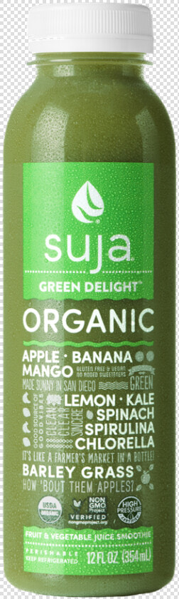 Suja Green Delight Smoothie   Suja Green Drink Pack  HD Png DownloadTransparent PNG