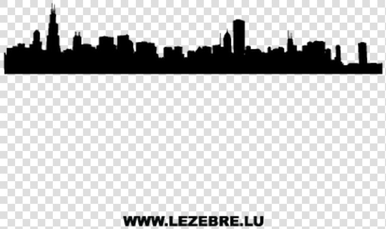 Transparent Chicago Skyline Silhouette Png   Silhouette Transparent Chicago Skyline  Png DownloadTransparent PNG