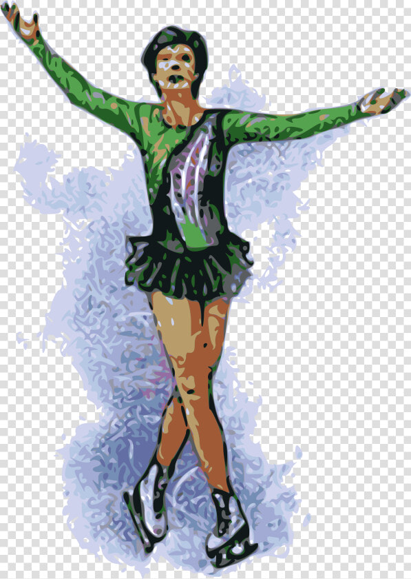 Figure Skating Woman Clip Arts   Ice Skating  HD Png DownloadTransparent PNG