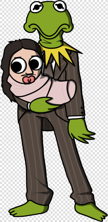 Baby Joel And Papa Kermit  HD Png DownloadTransparent PNG