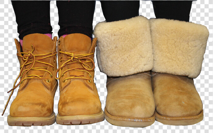 Uggs And Timberlands Are Very Different 2c But They   Timberland Ugg Boots  HD Png DownloadTransparent PNG