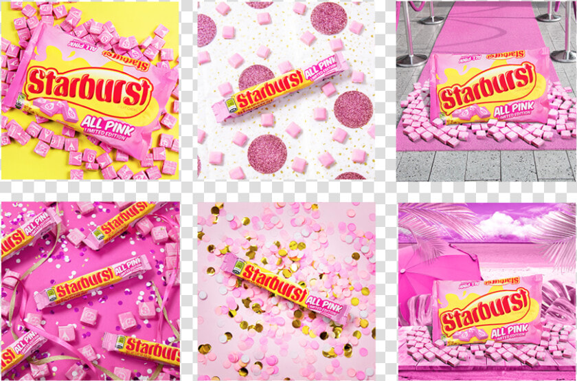 All Pink Starburst  HD Png DownloadTransparent PNG