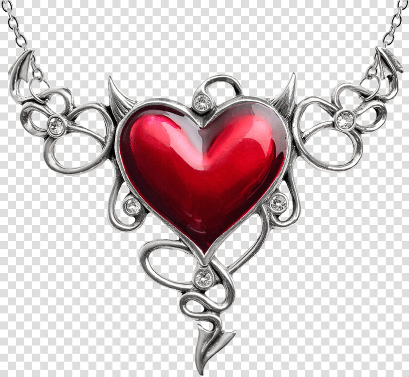 Devil Heart Genereux Necklace   Alchemy Of England Devil Heart Genereux Necklace  HD Png DownloadTransparent PNG