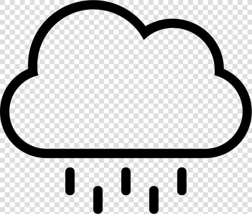 Rain Cloud Stroke Weather Symbol   Rain Cloud Symbol Pdf  HD Png DownloadTransparent PNG