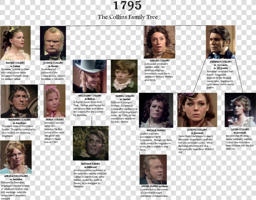 Collins Family Tree   Dark Shadows Collins Family Tree  HD Png DownloadTransparent PNG