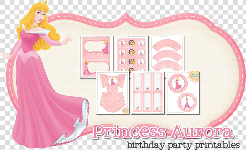 Princess Aurora Free Printable Kit   Princess Aurora Party Free Printable  HD Png DownloadTransparent PNG