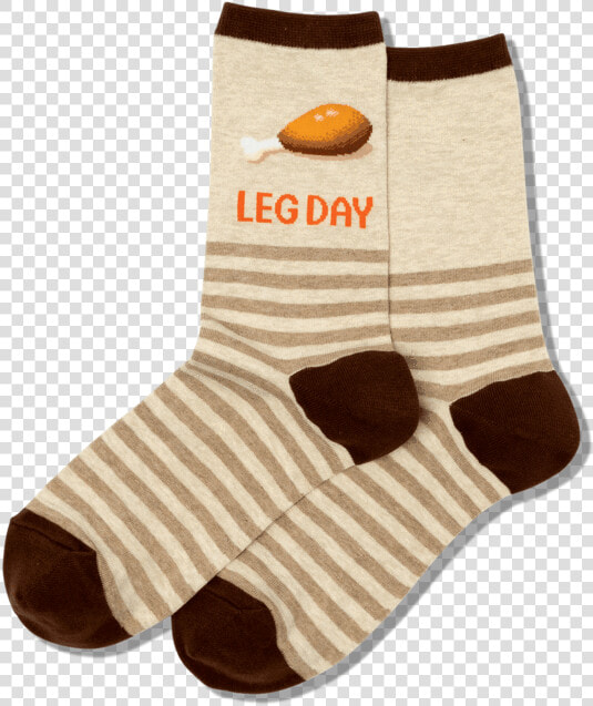 Women S Leg Day Crew Socks Class Slick Lazy Image   Sock  HD Png DownloadTransparent PNG