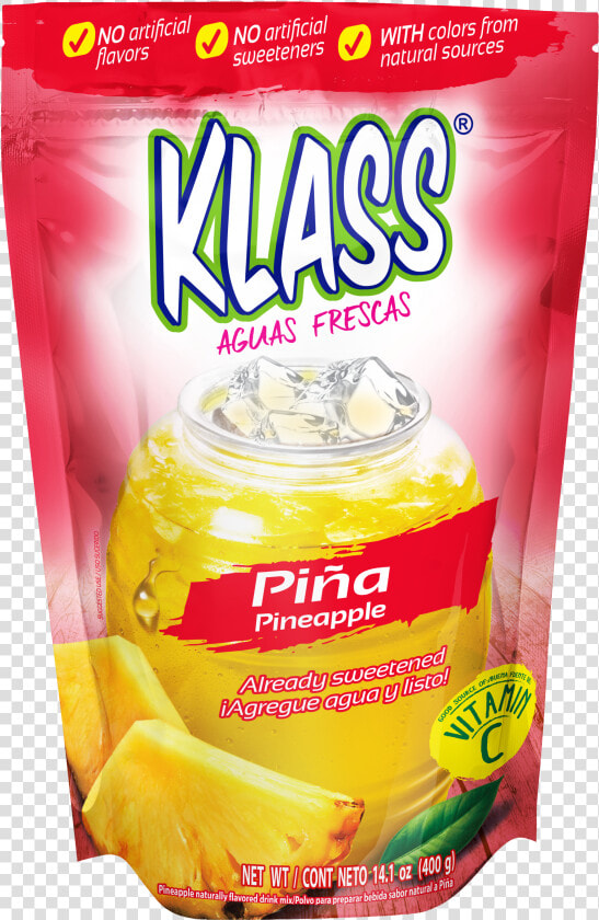 Klass Pineapple Naturally Flavored Drink Mix   Klass  HD Png DownloadTransparent PNG