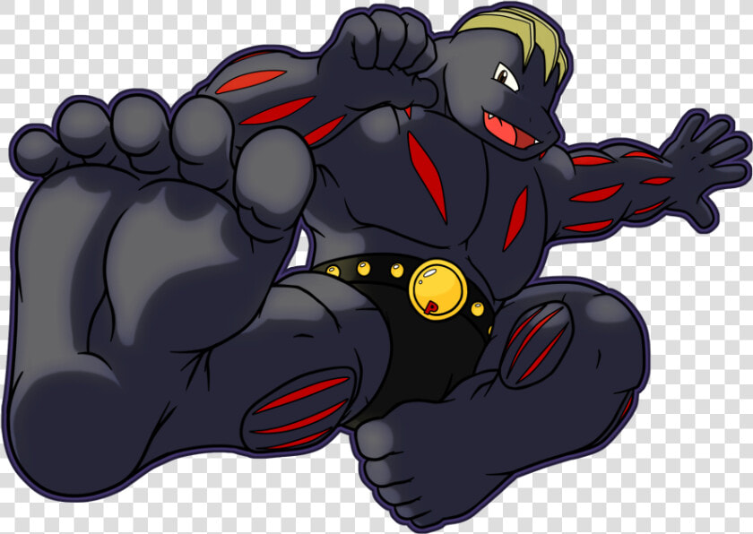 Machoke Flying Kick Ii   Pokemon Machoke  HD Png DownloadTransparent PNG