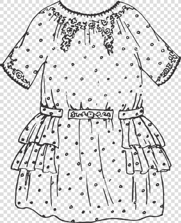 Dress  Vintage  Retro  Paper Doll  Clothing  Fashion   Paper Doll  HD Png DownloadTransparent PNG