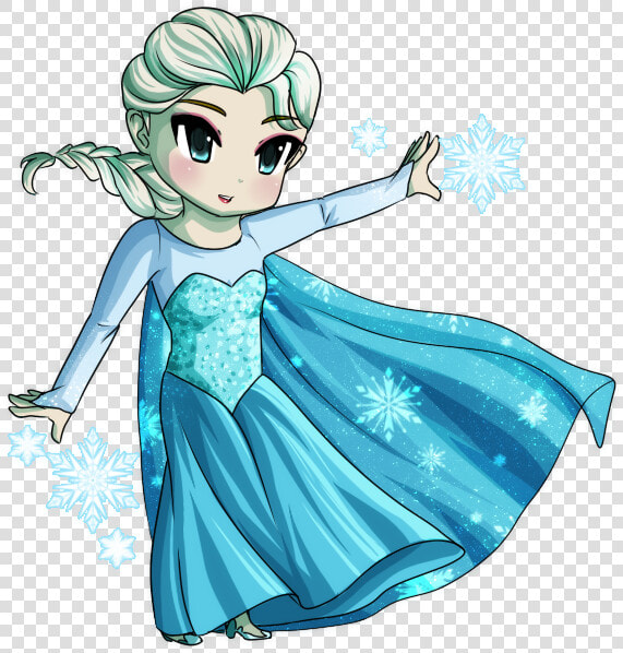  snowqueen Drawings On Paigeeworld   Elsa Chibi Png  Transparent PngTransparent PNG