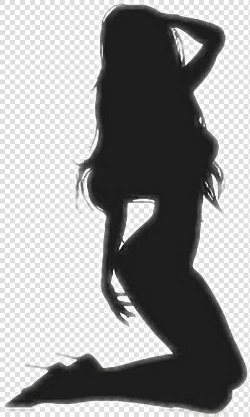   siluet  woman  sexywoman  mujer  laseñora  sexystyle   2d Female Silhouette Sexy  HD Png DownloadTransparent PNG