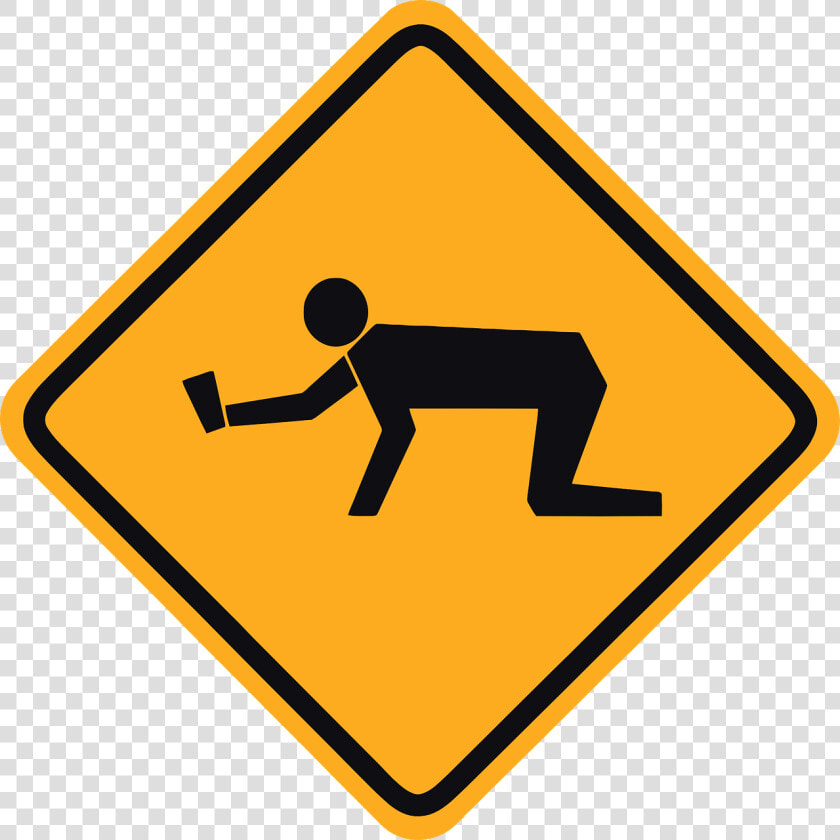 Warning Crossing Road Free Photo   Australia Road Sign  HD Png DownloadTransparent PNG