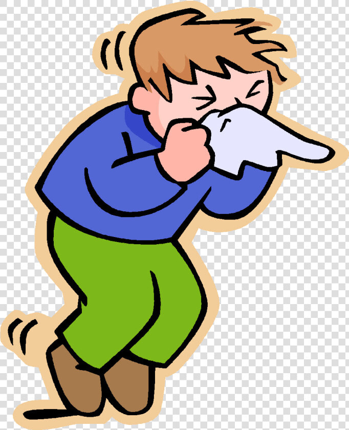 Sick Person Clip Art Transparent Png   Have A Cold Cartoon  Png DownloadTransparent PNG