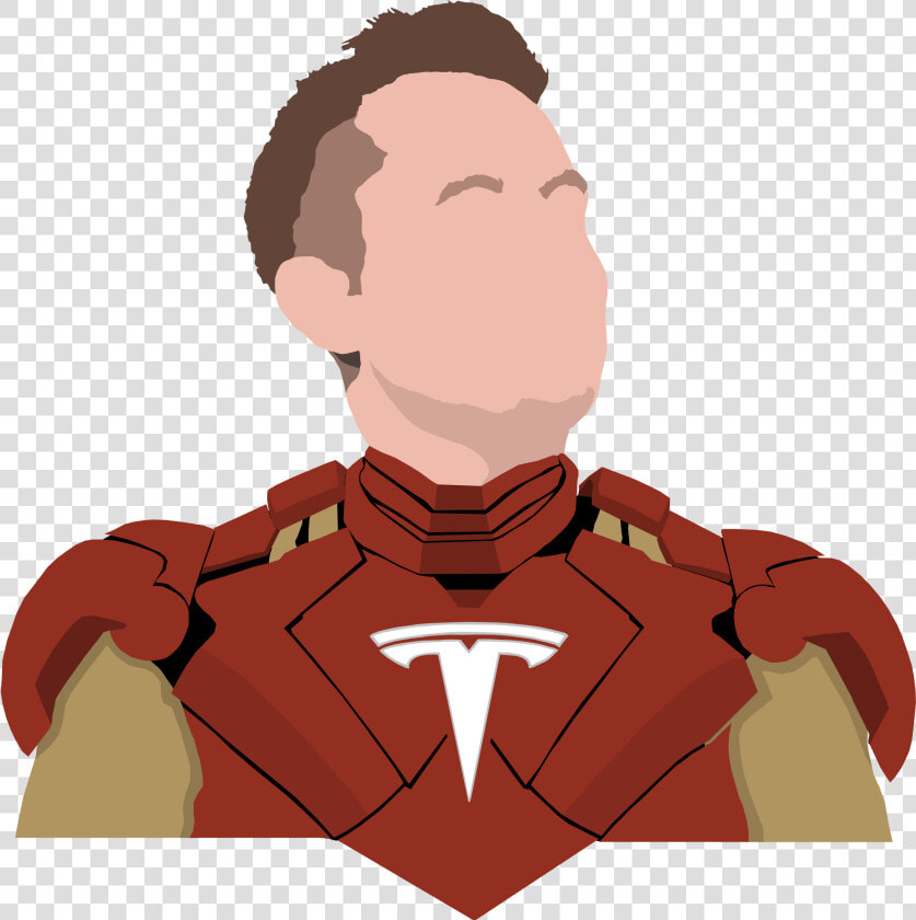 Cartoon Elon Musk Iron Man  HD Png DownloadTransparent PNG