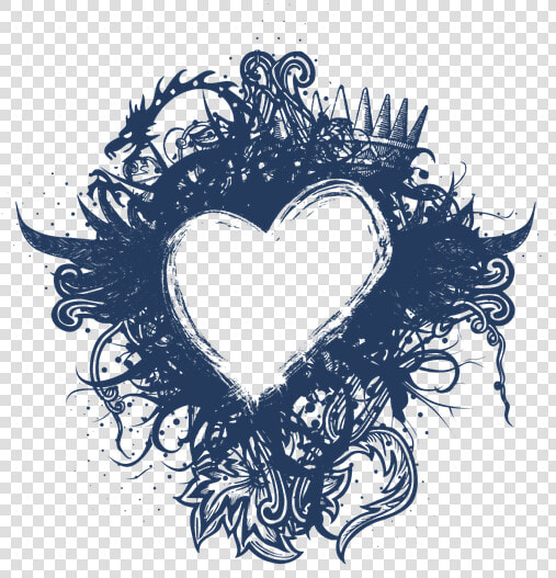 Heart  Framing  Heart shaped  Blue  Photo Frame   Blue Transparent Heart Frame  HD Png DownloadTransparent PNG