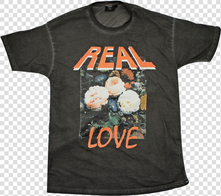 Y amp f Black grey T shirt   Real Love Hillsong T Shirt  HD Png DownloadTransparent PNG