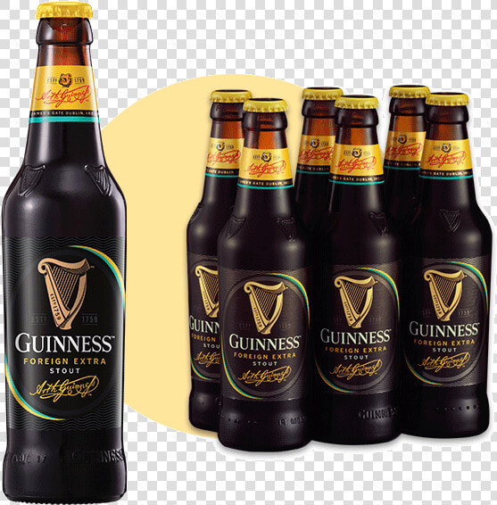 Guinness 6 bottle Pack   Guinness  HD Png DownloadTransparent PNG