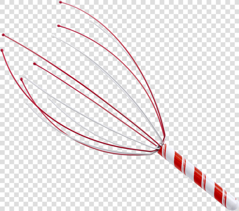 Striped Red And White Handle Holiday Head Massager   Head Massager Transparent Background  HD Png DownloadTransparent PNG