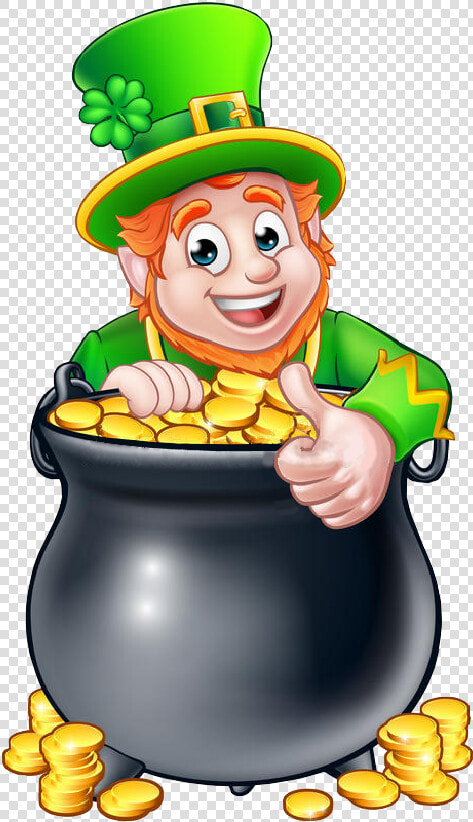 Cartoon Saint Patrick Day Leprechaun  HD Png DownloadTransparent PNG